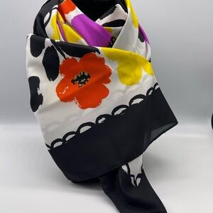 Floral Multicolor Scarf  41”x45”